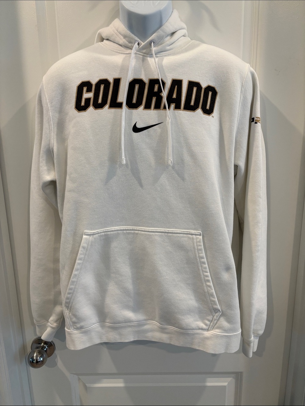 Men's Nike White Colorado Buffaloes Coach Prime Club Fleece Hoodie